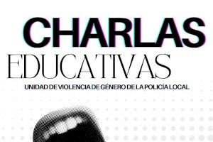 La Unidad de Violencia de Género de la Policía Local de Elda impartirá charlas en los institutos