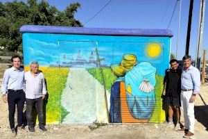 El artista internacional Malpegados plasma obras de arte urbano en tres localizaciones rurales de Villajoyosa