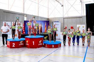 El pabellón Muixara se llenó en la Copa de España Fitkids de Baile Deportivo