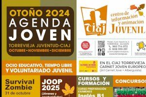 Juventud presenta su agenda joven de otoño 2024 para los meses de octubre, noviembre y diciembre en Torrevieja