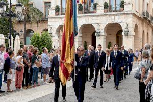 Gandia conmemora el 9 de octubre con un acto cívico al Palacio Ducal para celebrar el día de todos los valencianos y valencianas