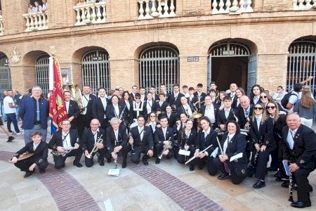 La Banda Sinfónica "La Artística de Chiva" acompaña al torero de Chiva, Enrique Pone, en su despedida en Valencia de los ruedos de España