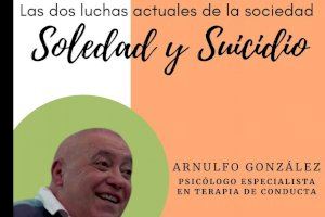 Charla sobre “soledad y suicidio” el próximo martes en el Centre Juvenil en La Nucía