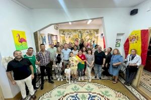 El partido Popular de Gandia celebra el día de la Hispanidad con un encuentro con la Asociación Hispana Gandiense