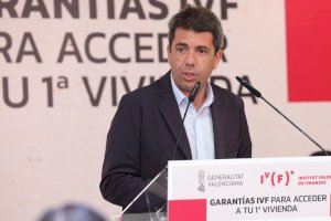 Mazón: “Hemos avalado ya 156 operaciones a jóvenes de la Comunitat para la adquisición de su primera vivienda”