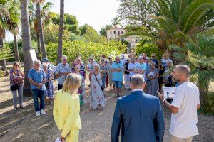 Exposición de Frutos María en el Jardín Klein-Schreuder con las Jornadas Hipano Noruegas de l’Alfàs