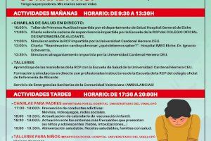 Elche celebra una jornada sobre RCP para formar a los ilicitanos en materia de primeros auxilios