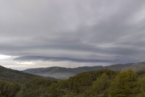 Alerta per forts ruixats este dimarts en la Comunitat Valenciana