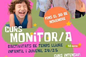 La regidoria de Joventut i Infància organitza un curs per a formar a monitors i monitores de temps lliure