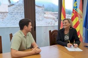 La delegada del Consell en Castellón visita la Pobla Tornesa