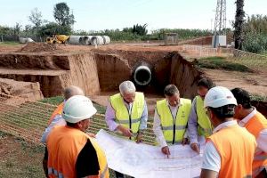 Borriana inicia les obres de la segona fase del gran col·lector de pluvials en l'Avinguda Cardenal Tarancón