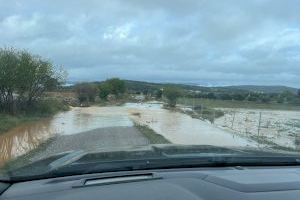 Una familia queda atrapada en una masía en el interior de Castellón por las lluvias torrenciales