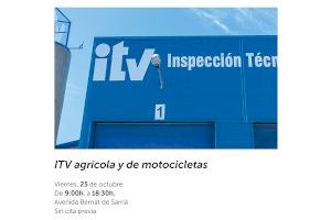 El servicio de ITV agrícola y de ciclomotores llegará a Villajoyosa el próximo 25 de octubre