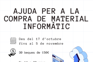 L'Eliana ofereix ajudes a joves estudiants per a l'adquisició d'equips informàtics