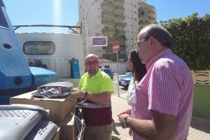 El plano respeto avanza con una intervención en 170 puntos de luz en la playa de Gandia