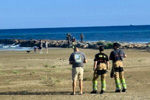 Un cuerpo flotando hace saltar las alarmas en la playa del Arenal de Burriana