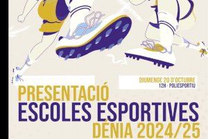 Dénia celebra la presentación del nuevo curso de las Escuelas Deportivas el domingo al Polideportivo