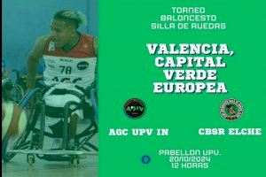 València Capitalidad Verde fomenta el deporte inclusivo con un torneo de baloncesto en silla de ruedas