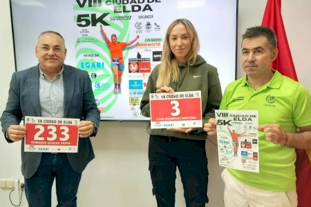 La prueba atlética '5K Villa de Elda' celebra este domingo su octava edición en un circuito con salida y meta en la Avenida de Ronda