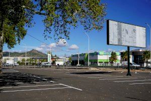 Xàtiva activa un aparcamiento disuasori con casi 200 plazas frente al cementerio municipal