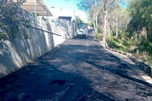 El Consell Agrari comienza los trabajos de asfaltado de caminos rurales para mejorar el acceso