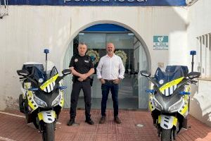 El Ayuntamiento de la Vall d’Uixó adquiere dos nuevas motocicletas para mejorar el servicio de la Policía Local