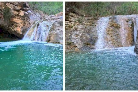 VÍDEO | Aigües blau turquesa i gorgs paradisíacs de somni: així torna a lluir aquest riu valencià