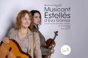 El Antiguo Mercado de Burjassot será el escenario para el recital poético Musicant Estellés de Eva Gómez