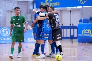 El Servigroup Peñíscola logró este domingo los tres puntos ante Osasuna Magna en su primer compromiso de la temporada en casa