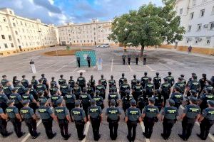 La delegada presenta a los nuevos 157 agentes en prácticas para la Comandancia de Valencia