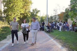 Centenars de persones celebren la transformació de la Cantereria en nou “pulmó verd” d’Ontinyent