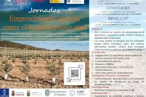 La Diputación impulsa unas jornadas sobre emprendimiento agrícola contra el despoblamiento rural