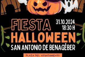 La Plaça de l'Ajuntament de Sant Antoni de Benaixeve acollirà una festa infantil en la vesprada de Halloween