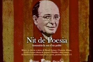 Xàtiva celebrará el Día de las Bibliotecas con el recital poético «Estellés en veu» a cargo de Vicent Camps