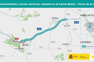 Se aprueba el proyecto de trazado para mejorar la seguridad y la fluidez en la A-3 entre Buñol y Chiva