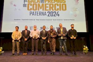 Paterna reconoce el potencial y la trayectoria del tejido comercial de la ciudad con la I Gala de Premios del comercio local