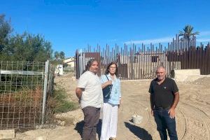 El PSPV de Borriana denuncia que el Ayuntamiento les obstaculiza el acceso a las obras contra las inundaciones de la Serratella