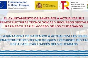 El Ayuntamiento de Santa Pola actualiza sus infraestructuras tecnológicas y recursos digitales para facilitar el acceso de los ciudadanos