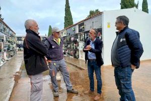 Benicarló intensifica els treballs de millora i manteniment del Cementeri per a Tots Sants