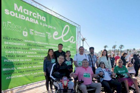 Peñíscola recauda más de 8.000€ en la Marcha Solidaria por la ELA