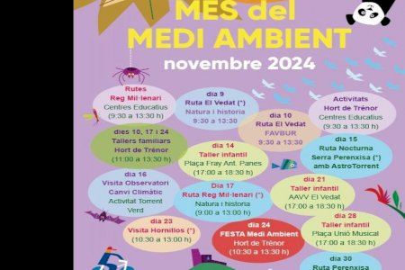 Torrent se prepara para celebrar el Mes del Medio Ambiente con una agenda repleta de actividades