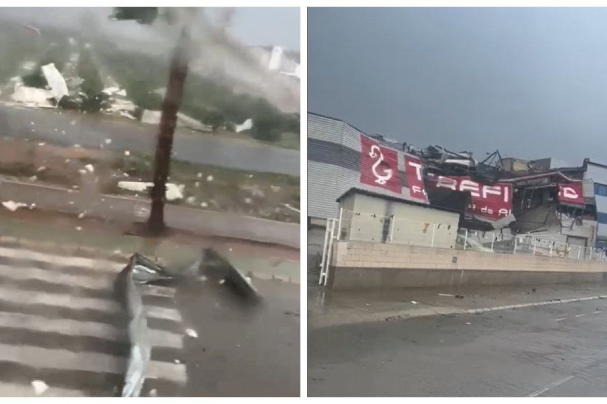 VÍDEO | Un tornado arrasa Carlet y Alginet destrozando polígonos industriales y viviendas