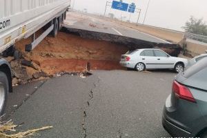 El bypass de Valencia, destruido por la DANA