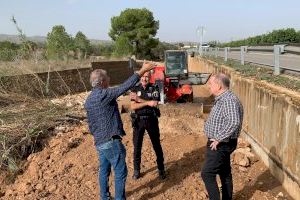 L’Ajuntament d’Alzira avalua els danys en els camins rurals de la zona de La Garrofera