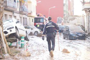 La Policía Local de València atiende cerca de 3.000 servicios relacionados con la DANA