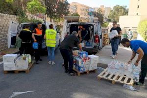 Alicante envía un primer tráiler con 25 toneladas de ayuda urgente para los afectados por la dana