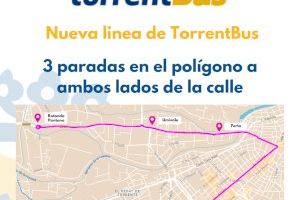 Los servicios de transporte público de Torrent, funcionarán con normalidad la próxima semana