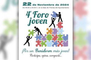 Juventud organiza el próximo 22 de noviembre una nueva edición del Foro Joven de Benidorm