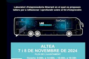 El taller itinerante “LABENPRENDE” estará en Altea los días 7 y 8 de noviembre