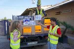 Ontinyent envia 37 caixes de productes infantils al Consell General d’Infermeria per atendre necessitats de víctimes de la DANA